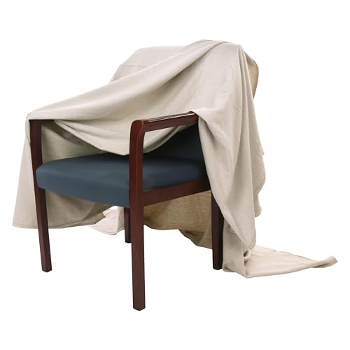 All Purpose Canvas Drop Cloth by EZ Drop - Cotton Duck Dropcloth Tarp for Painting, Construction Debris, Floor & Furniture Protection, Heavy Duty Cover Against Paint, Dust, Dirt (20 ft. x 30 ft.)