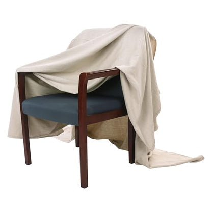 All Purpose Canvas Drop Cloth by EZ Drop - Cotton Duck Dropcloth Tarp for Painting, Construction Debris, Floor & Furniture Protection, Heavy Duty Cover Against Paint, Dust, Dirt (20 ft. x 30 ft.)