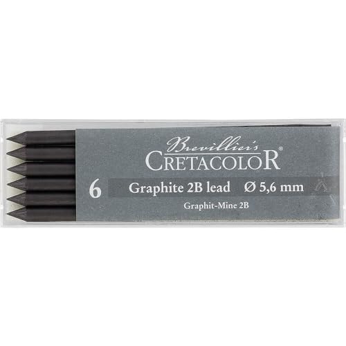 Cretacolor Graphite Lead, Graphite Lead 2B - style: Graphite 2B