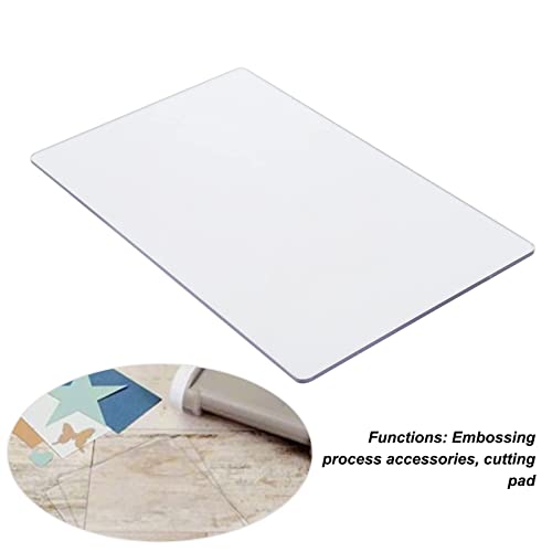 3mm Die Cutting Plate, Thickness Embossing Cutting Pad Plastic Die Cutting Machine Accessory for Embossing Machine for Arts Crafts Scrapbooking Cardmaking(19.5 x 15 x .3cm / 7.7 x 5.9 x .1in)