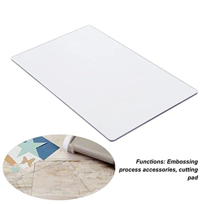 3mm Die Cutting Plate, Thickness Embossing Cutting Pad Plastic Die Cutting Machine Accessory for Embossing Machine for Arts Crafts Scrapbooking Cardmaking(19.5 x 15 x .3cm / 7.7 x 5.9 x .1in)