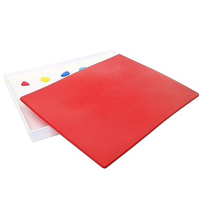 Masterson Sta-Wet Premier Palette Bundled Set, 12in x 16in Airtight Wet Painting Palette, with 30 Acrylic Paper Refill Sheets and 1 Sponge Refill Pack, Keeps Wet Paint Fresh for Days, Made in USA