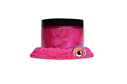 Eye Candy Pigments Premium Red Mica Powder - Crimson (50gr) - for Epoxy, Resin, Soap, Paint, Woodworking, Acrylic Pouring, Bath Bombs, Fishing Lures - DIY Arts and Crafts Additive - color: Crimson Red