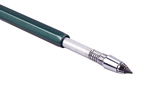 4.0mm Lead Holder Sketching Mechanical Pencil Retractable Drawing Charcoal Pencil Automatic Sketch Pencil with Gift Box for Students Artists Beginners Engineers Graphing Crafting School Art Supplies - color: 4.0mm Green Merchanical Pencil with Gift Box