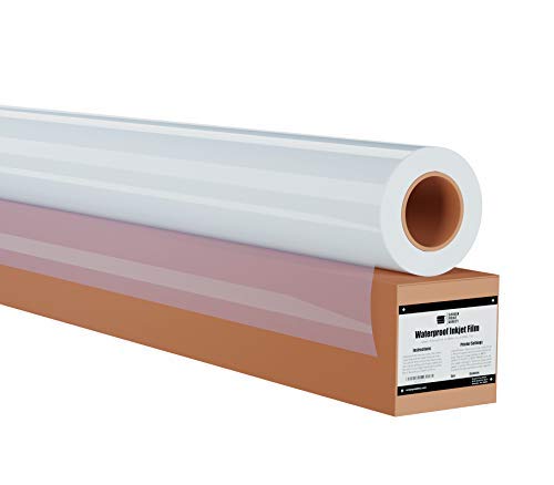 Screen Print Direct® Waterproof Inkjet Transparency Roll (36" x 100') | 5 Mil Film for Silk Screen Printing - Inkjet Film Rolls for Printers (35" x 100') - size: 36" x 100' roll - 2" core