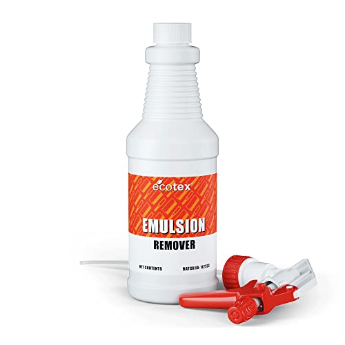Ecotex® Screen Printing Bundle - Pre-Sensitized Ready to Use PWR Photo Emulsion (8oz) and Emulsion Remover (16oz) for Silk Screens - for Plastisol and Water Based Inks, Screen Printing Supplies