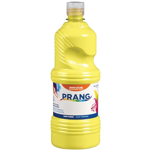 Prang Ready-to-Use Tempera Paint, Yellow, 32 Oz., 1 Count - color: Yellow