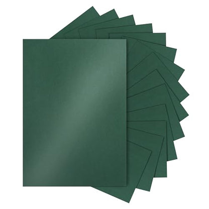 Silunkia 28 Sheets Christmas Green Shimmer Cardstock 8.5 x 11 Paper 92lb | Premium Craft Paper Card Stock for DIY Cards Making, Anniversaries, Wedding Invitations, Greeting Cards - color: Green, size: 28 Sheets