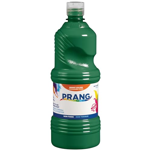 Prang Ready-to-Use Tempera Paint, 32-Ounce Bottle, Green (23204) - color: Green