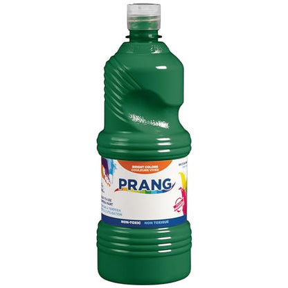 Prang Ready-to-Use Tempera Paint, 32-Ounce Bottle, Green (23204) - color: Green