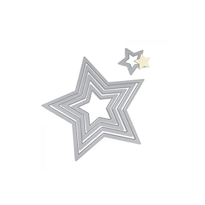 Sizzix Framelits Die Set 5/PK - Stars - style: Stars