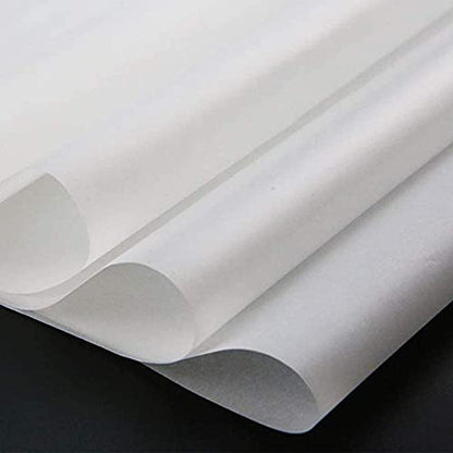 50 Sheets White Carbon Paper Graphite Paper Transfer Tracing Paper with 1 PCS Embossing Stylus Dotting Tools (8.3" x 11.6")