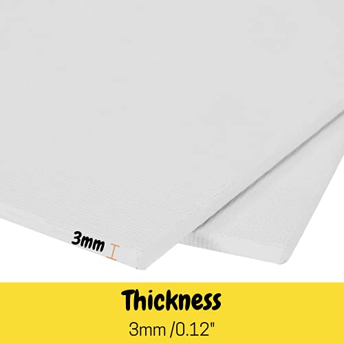 Mr. Pen- Canvas Panels, 2 Pack, 8x10 Inch | Triple Primed for Oil & Acrylic Paints, Canvas Boards for Painting, Painting, Drawing & Art Supplies - size: 8x10 Inches, 2 Pack
