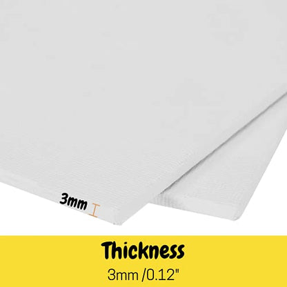 Mr. Pen- Canvas Panels, 2 Pack, 8x10 Inch | Triple Primed for Oil & Acrylic Paints, Canvas Boards for Painting, Painting, Drawing & Art Supplies - size: 8x10 Inches, 2 Pack
