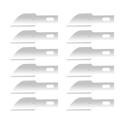 120 Pcs Exacto Knife Blades, #7 High Carbon Steel Hobby Knife Blade Refills Hobby Knife Replacement Blades for Craft, Scrapbooking, Stencil - size: #7