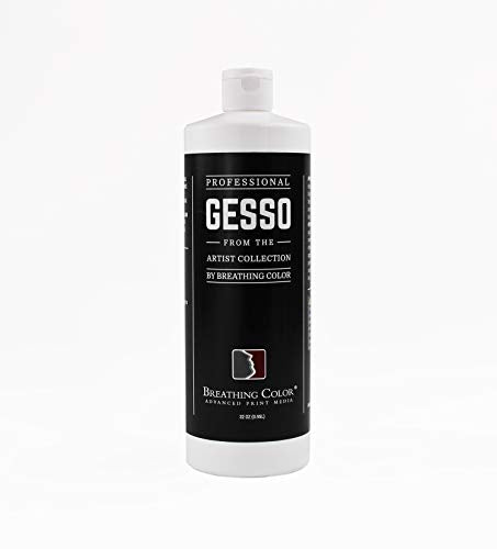 White Gesso Canvas Primer 32 oz Give Your Art The Ultimate Base Prime! Keep Paint from Absorbing! Whether Acrylics, Oils, Watercolors or Pastels, Make Every Painting Look its Absolute Best - size: 32 Fl Oz (Pack of 1)