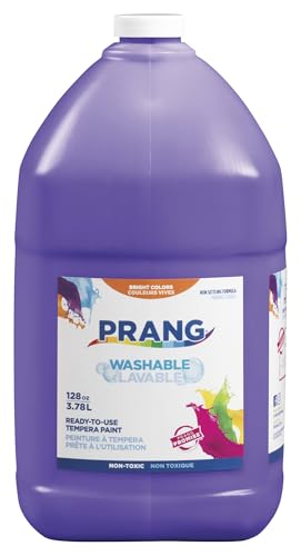 Prang Washable Tempera Paint, Violet, 1 Gal., 1 Count - color: Violet