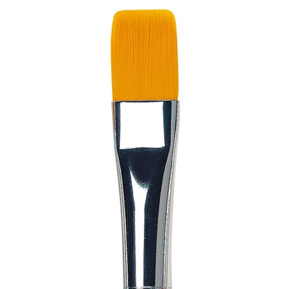 da Vinci Series 354B Primo Synthetic Flat Brush, Size 16. (354B-16) - color: Blue, style: Flat Synthetic
