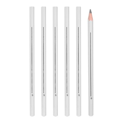 PATIKIL 6B Graphite Pencils for Drawing, 6Pcs Sketching Pencils Wood Art Supplies Set Hexagonal Pen Break-Resistant Lead for Painting Sketching Artist Design - style: 6B
