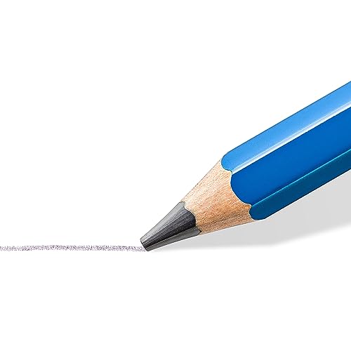STAEDTLER Hexagonal Pencils High Quality Made in Germany - size: 5 Count (Pack of 1)