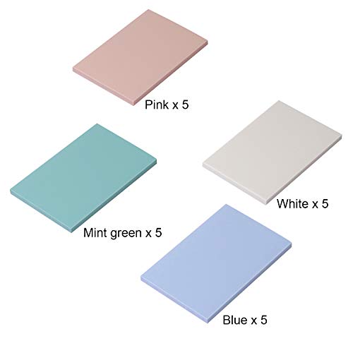 ZOENHOU 20 PCS 4 x 6 Inch Soft Rubber Stamp Carving Blocks, Colorful Linoleum Blocks for Linocut Printmaking, Stamp Making Craft Supplies - color: Multicolor