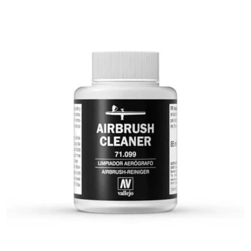 Vallejo - Airbrush Cleaner for Acrylic Paints 85 ml. (2.87 fl.oz.) - size: 2.87 Fl Oz (Pack of 1)