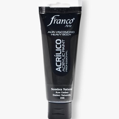 Professional Acrylic Paint – Premium Water-Based, Quick-Drying Acrylics for Artists & Crafters, Non-Toxic Rich Pigment, Multi-Surface Paint for Canvas, Wood, Paper, Ceramic & Indoor Projects Raw Umber Hue 3,38 U.S fl oz - color: Raw Umber Hue