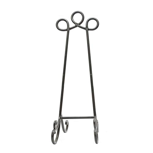 Creative Co-Op DE1159 Grey Metal Easel 24 Inch High