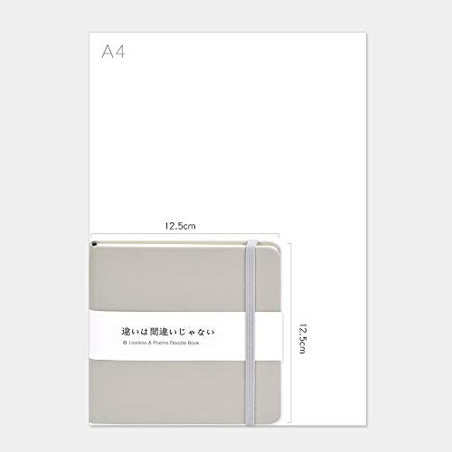 5x5" Sketchbook,Pocket Hardcover Notebooks,Sketch Books for Drawing Writing | 80gsm Blank Pages,96Sheet/192Pages,PU Leather Cover,Portable Small Size for Sketching,Diary Memo Planner.Grey - color: A-PU-grey