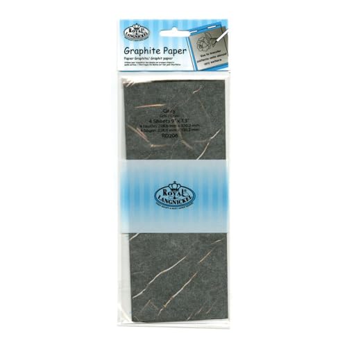Grey Transfer Paper, 9"X13" 4/Pkg