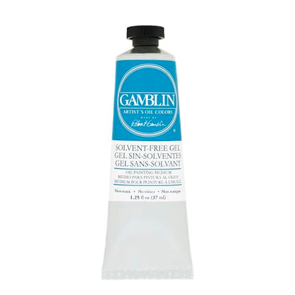 Gamblin Oil Painting Must Haves Mediums Set, Kit Includes 6 Gamblin Trial-Sized Mediums and Varnish
