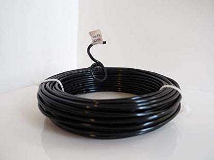 Anodized Aluminum 3.5mm Bonsai Training Wire 250g Large Roll (30 feet) - Choose Your Size and Color (3.5mm, Black) - color: Black, size: 3,5 mm