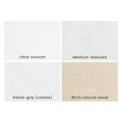 Da Vinci Pro Medium Textured Gesso Panel - 4x6-12 Pack - 2" Depth Wood Panels for Painting - Accepts Mediums Like Canvas - for Oils, Acrylics, Mixed Media, Pastels & Drawing Sticks - size: 4x6", style: 7/8" Depth