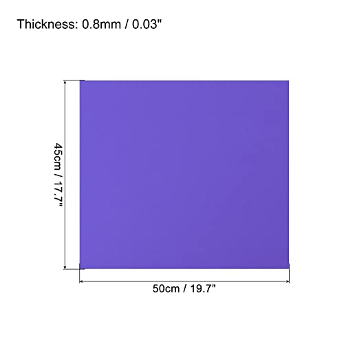 MECCANIXITY EVA Foam Sheets Dark Blue 19.7 Inch x 17.7 Inch 0.8mm Thick Crafts Foam Sheets for Costumes, Arts and Crafts Projects Pack of 5 - color: Dark Blue, size: 19.7 x 17.7 x 0.03 in
