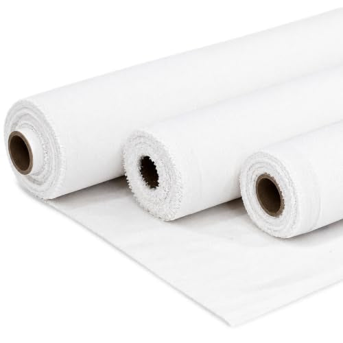 Barcelonetta | Muslin Fabric | 100% Cotton | 60'' Wide | Arts & Crafts, Canvas, Backings, Covers, Placemats (Muslin White, 2 Yard) - color: Muslin White, size: 2 Yard