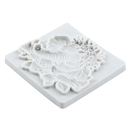 Elephant Silicone Mold Elephant Head Polymer Clay Molds - color: Style ZD