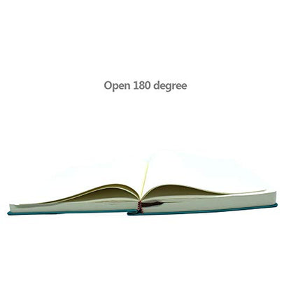 Notebook, Waterproof PU Leather Journal, Blank Pages Super Thick Hardcover Executive Notebooks, A4 A5 A6 Notebook for Home School Office Business, 660 Pages(Blue,Size:A6)