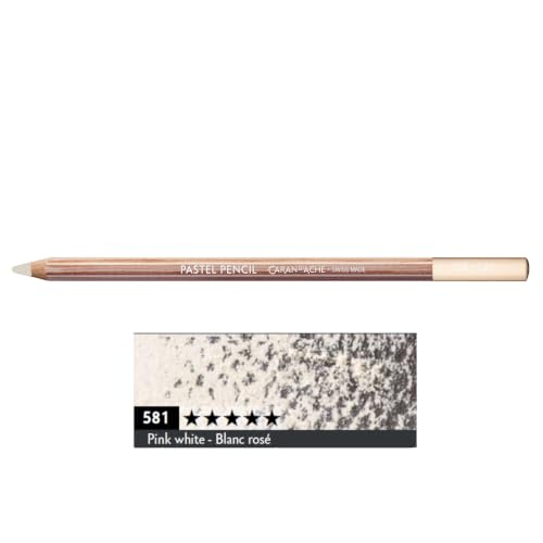 Caran D'ache Pastel Pencils - Pink White (788.581)