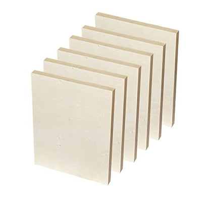 9x12 Wood Canvas for Crafts, 6-Pack Framed Wooden Panel Boards for Painting Pouring Crafts