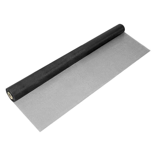 NeatiEase Window Screen Roll, 72"x100' Adjustable Flexible Fiberglass Screen Door Mesh - DIY Replacement Kit for Patio Porch Door Windows and Sliding Screen Doors(Black) - color: Black, size: 72in(W)x100ft(L)