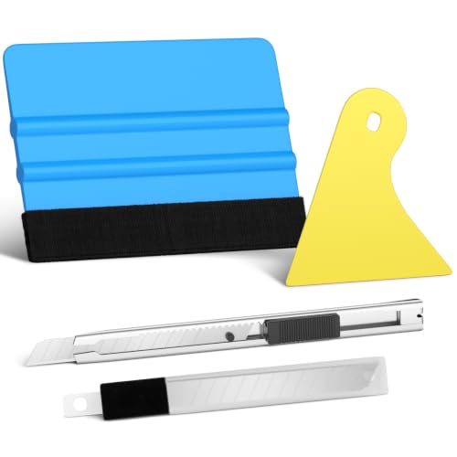 13PCS Window Tint Kit, Felt Squeegee for Vinyl, Window Tint Tools - size: 13 Pack