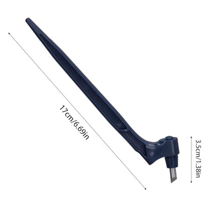 2Pcs Craft Cutting Tools, Stainless Steel Craft Rotating Cutting Tool, 6.69in 360 Degree Rotating Cutter Tools, Detachable Rotating Paper Knife Set for DIY Handwork