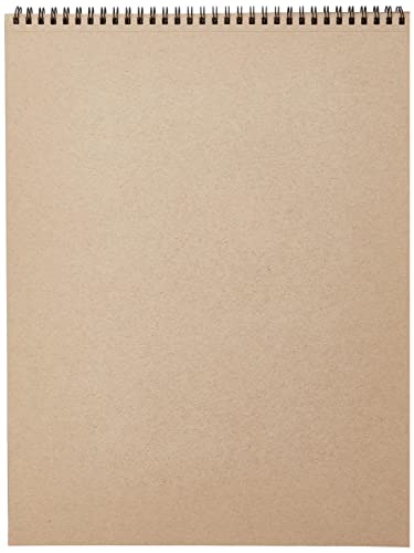 Strathmore 400 Series Wire Bound Toned Sketch Pad, 80 lb. Paper, 11 X 14 inches, Tan, 50 Sheets (412-11) (Pack of 12) - size: 11x14 (Pack of 12)