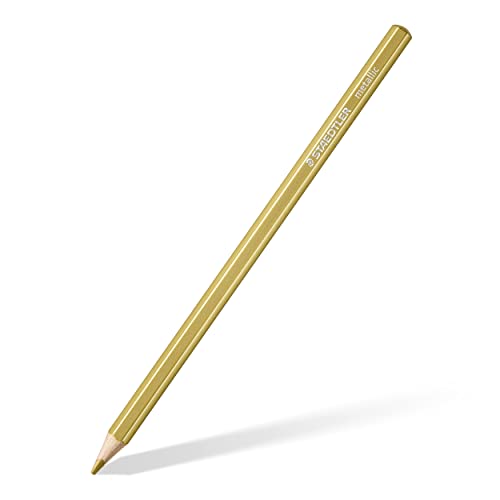 STAEDTLER 146M M12 Metallic Colouring Pencils - Assorted Colours (Tin of 12)