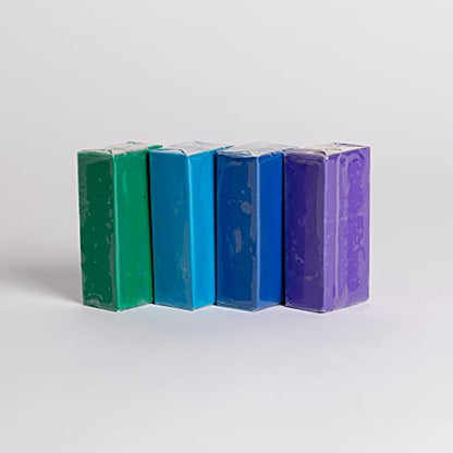 Claytoon Modeling Clay – Cool Tones1 lb Set – for Adult Use Only – Perfect for Claymation, Stop Motion, Models, and More! - color: Cool
