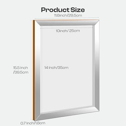 Caydo 4 Piece Silk Screen Printing Frames, 10 x 14 Inch Aluminum Screen Printing Screens with 110 White Mesh for Printing Lovers - size: 10 x 14 Inch, style: 110 Mesh
