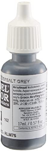 Vallejo Basalt Grey Paint, 17ml - color: Basalt Grey, size: 0.57 Fl Oz (Pack of 1)