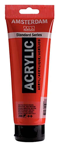 Amsterdam Standard Series Acrylic Tube 250 ml Naphthol red medium 396 (17123960) - color: Naphthol Red Medium, size: 8.45 Fl Oz (Pack of 1)