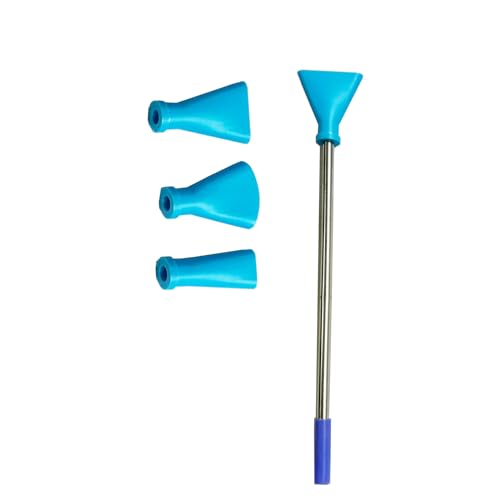 Blue Stainless Steel Straw Blow Nozzles Set for Acrylic Paint Pouring Tools, Accessories Tool for Fluid Art Bloom and Dutch Pouring,4 Set Nozzles - color: Blue
