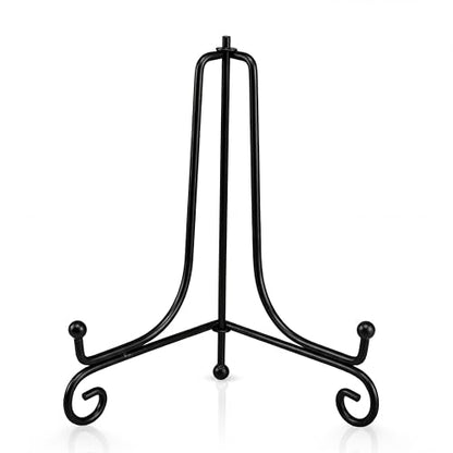 Artliving Plate Stands for Display, 8 Inch Black Iron Easel Plate Display Photo Holder Stand, Displays Picture Frames, Decorative Plates, Tablets and Art (2 pack) - size: 8 inch(2 pack)